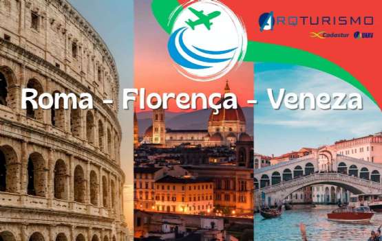 Férias de Julho no Verão Italiano – Roma, Florença e Veneza